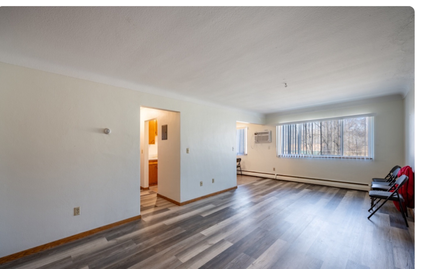 Living room inside a Midway Homes ICS home
